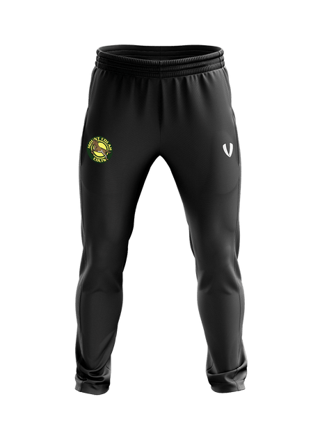 Mt Colah - Black Slimfit Trackpants Front