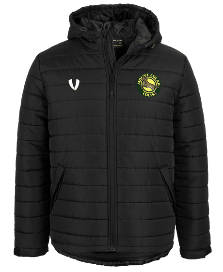 Mt Colah - PUFFER JACKET - BLACK
