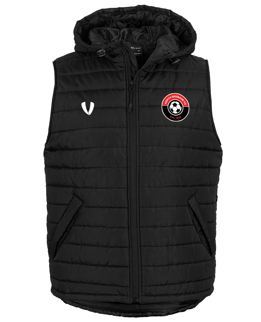 NORTH BRISBANE - PUFFER VEST - BLACK