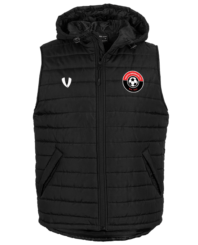 NORTH BRISBANE - PUFFER VEST - BLACK