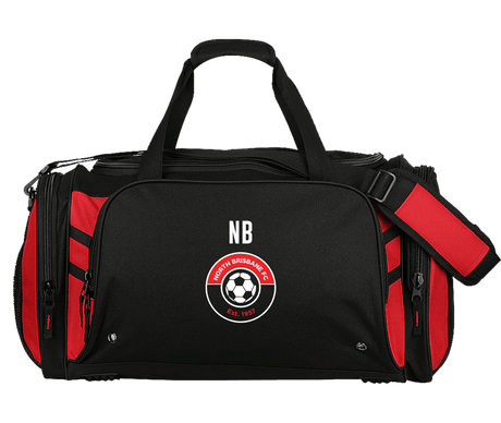 NORTH BRISBANE - TASMAN KITBAG - BLK RED