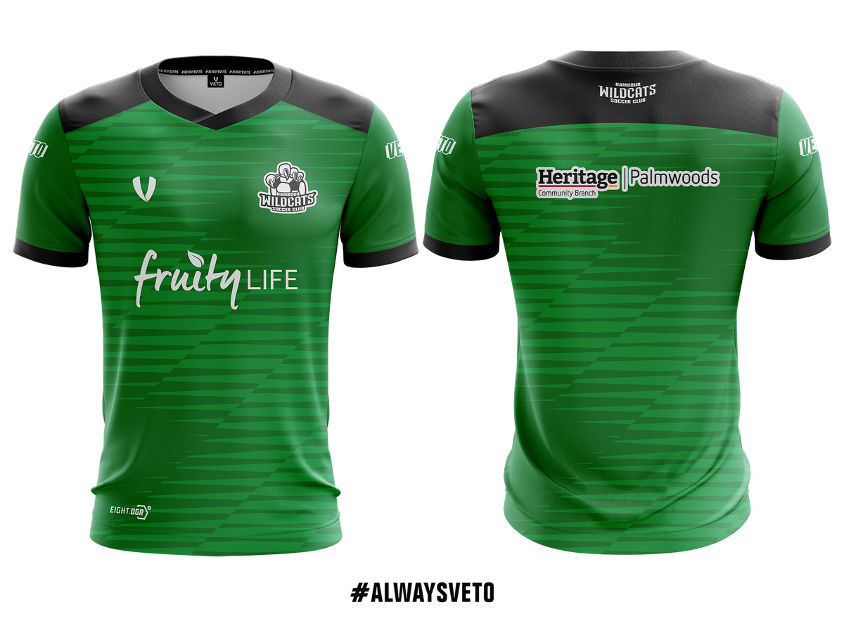 Nambour Wildcats SC - Training Shirt - Bottle/Green