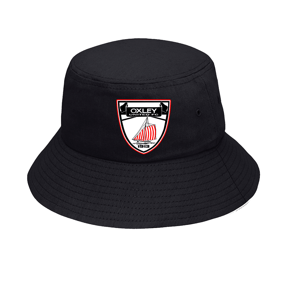 Oxley United Club Bucket Hat Black