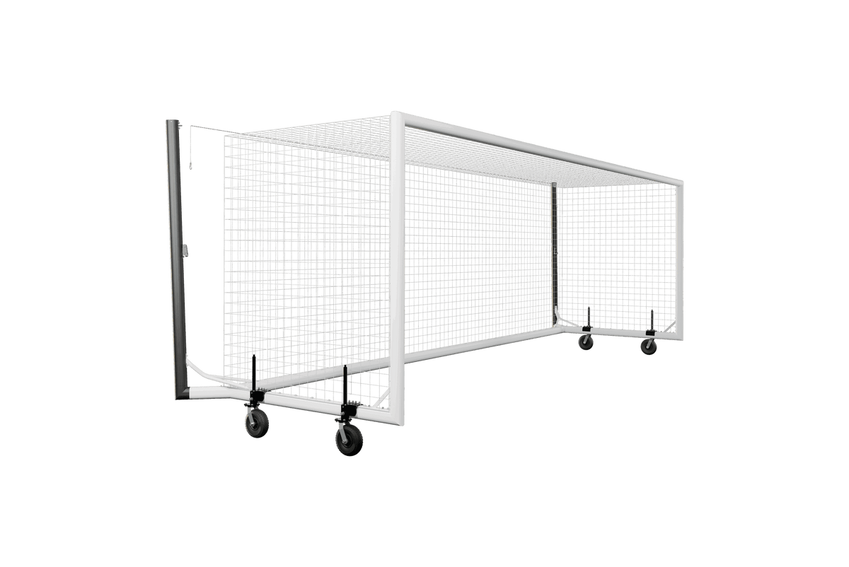 NEXTGEN Portable Aluminium Full Size Box Goal w/ 360 Wheels