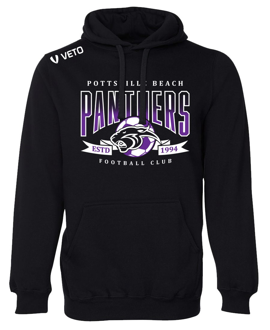 Pottsville Beach Panthers FC - Club Hoodie - Black