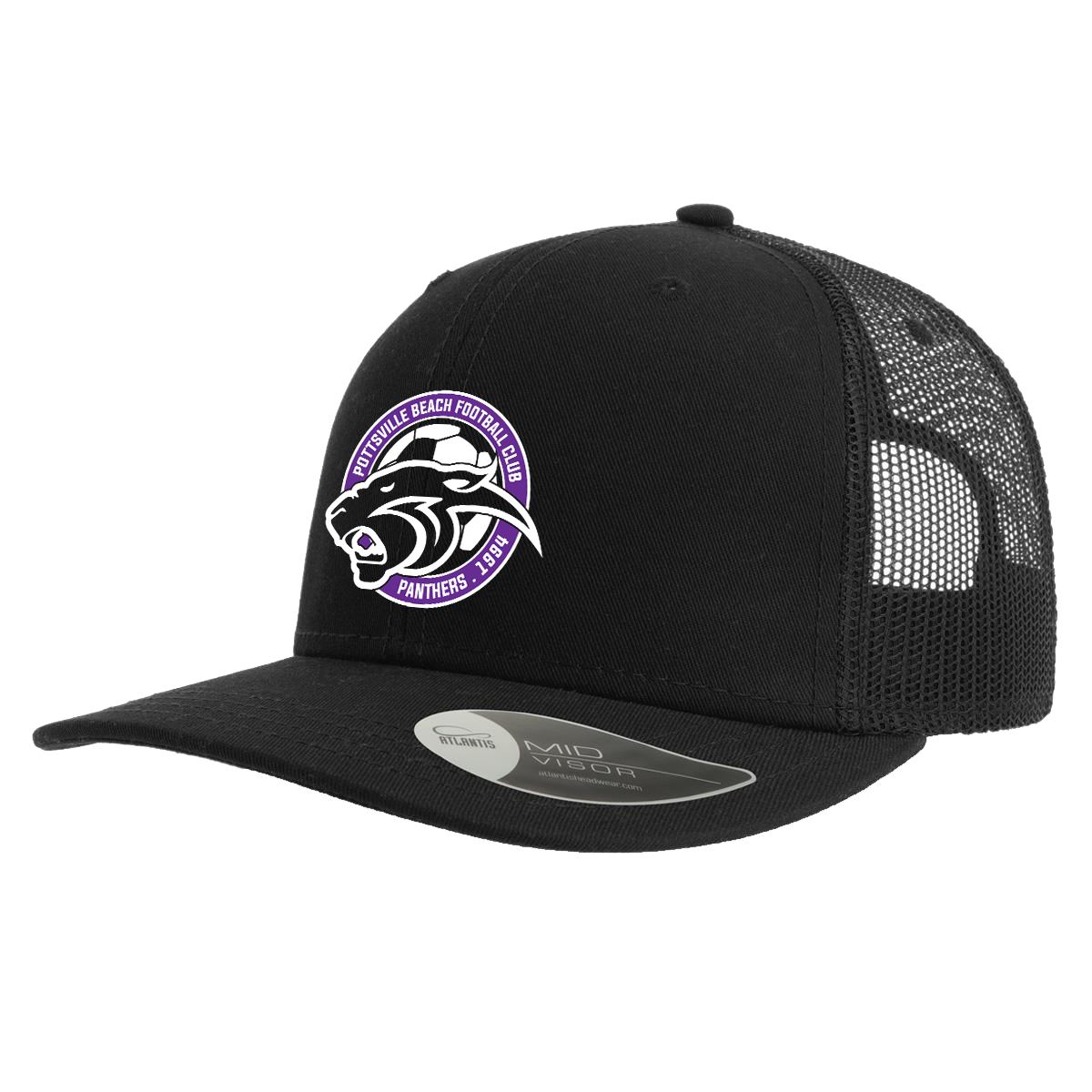 Pottsville Beach Panthers FC - Trucker Cap - Black