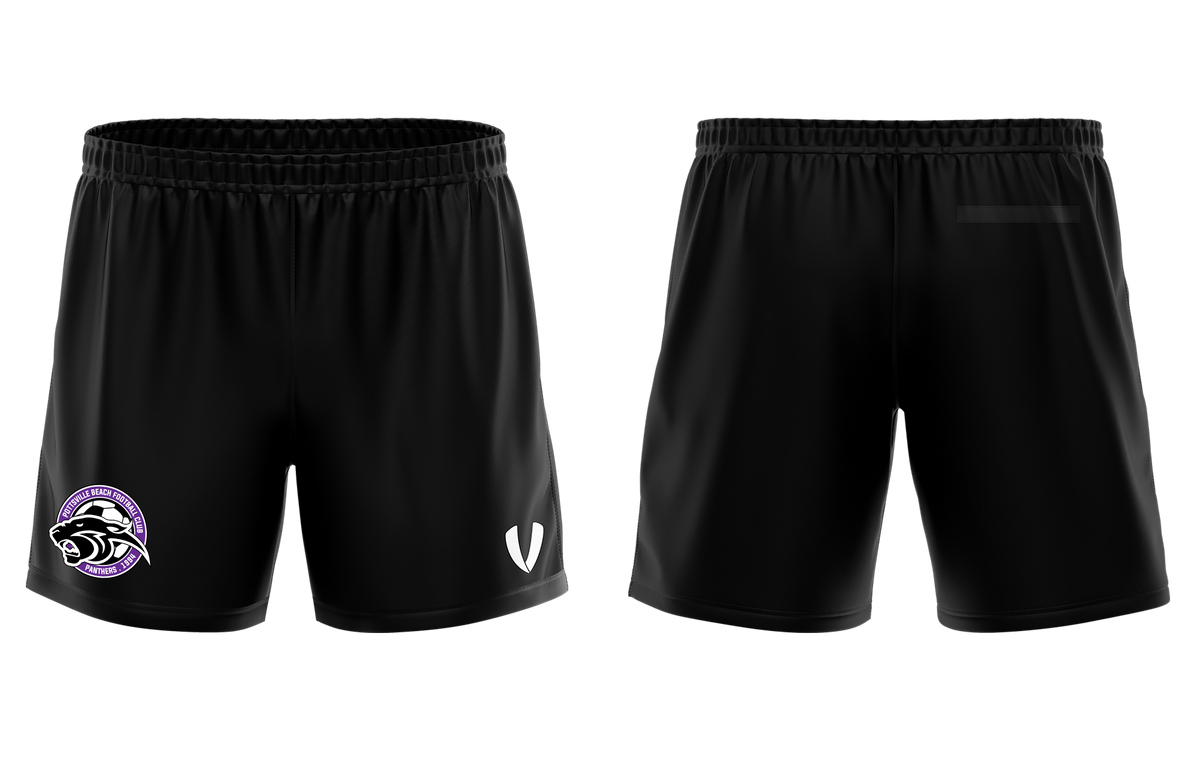 Pottsville Beach Panthers FC - Women Coach / Travel Shorts - Black