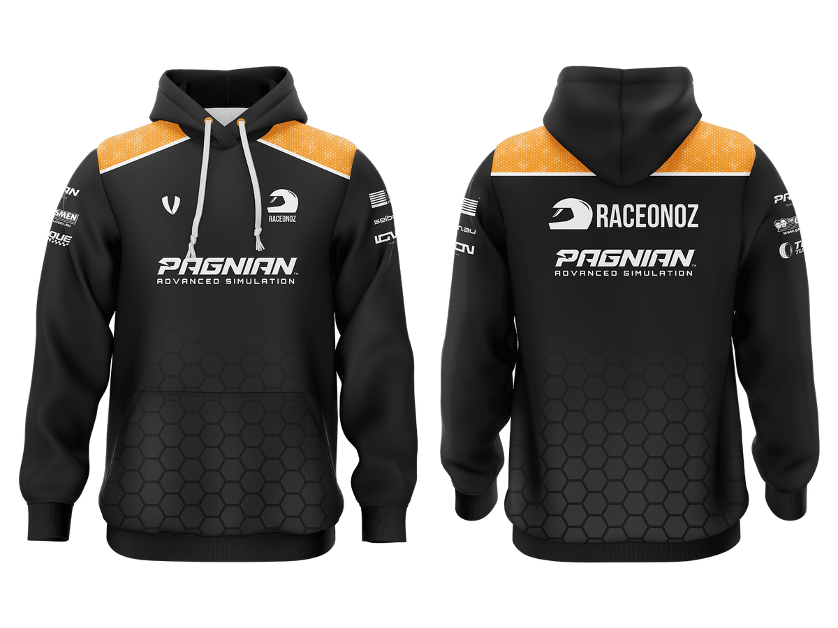 RACEONOZ - BLACK SUPPORTER HOODIE