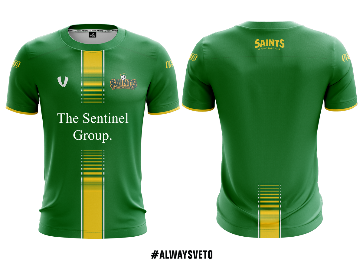St Mary's Eaglevale SC - Training Jersey - Emerald/Yellow