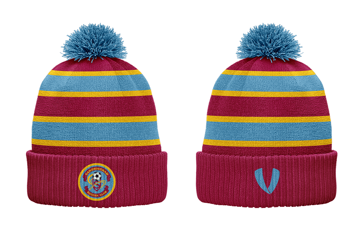 Sandringham SC - Beanie - Maroon/Blue/Yellow
