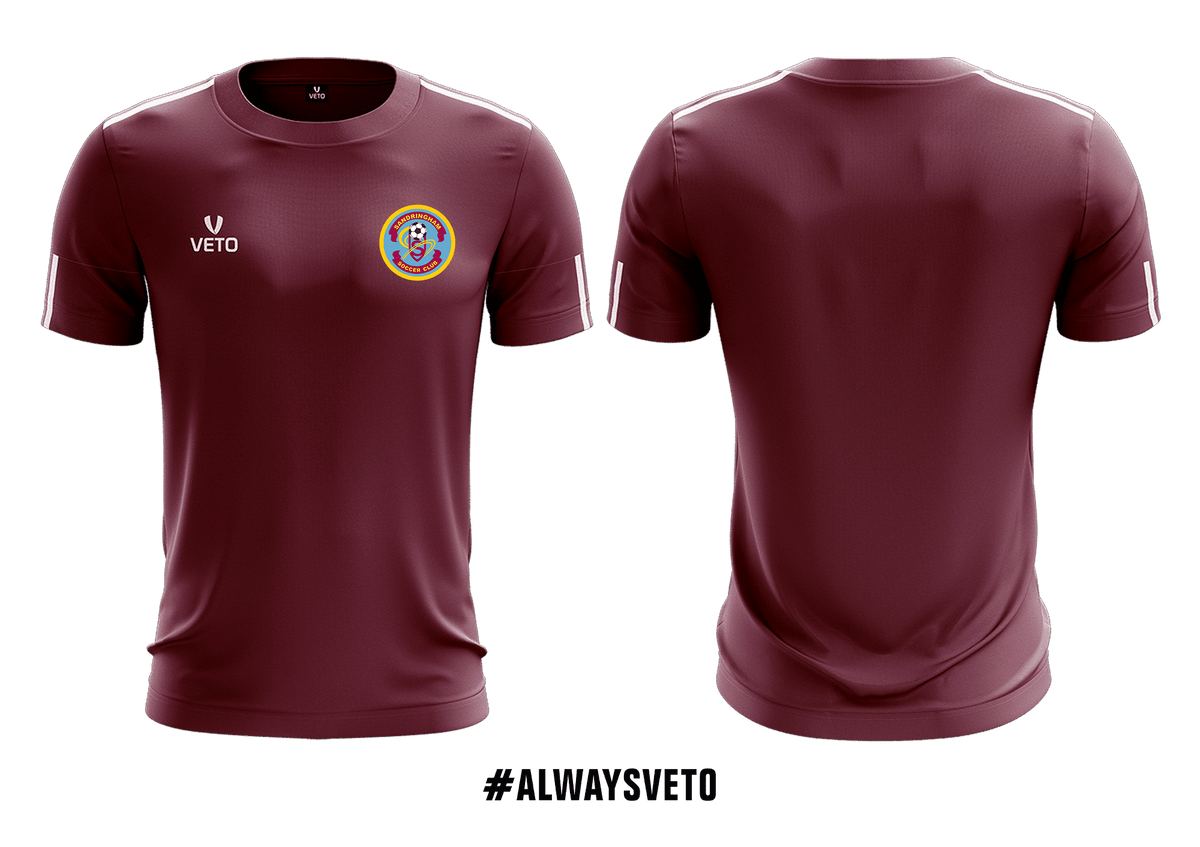 Sandringham SC - Playing Jersey with Players Number - Maroon