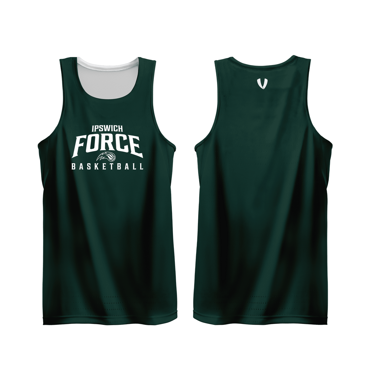VAULT REVERSIBLE TRAINING SINGLET - BOTTLE