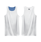 Vault Reversible Basketball Singlet - SKY/WHITE