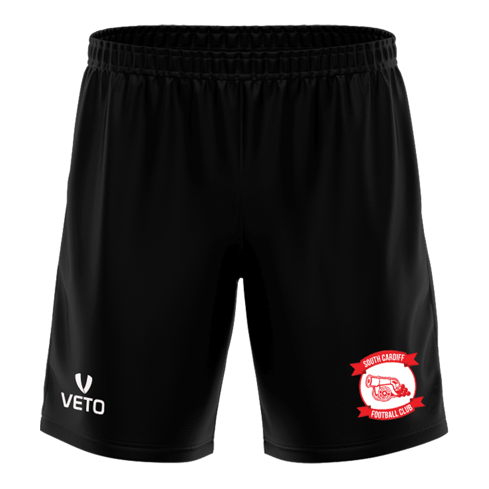 South Cardiff Playing Shorts (Unisex) - Black