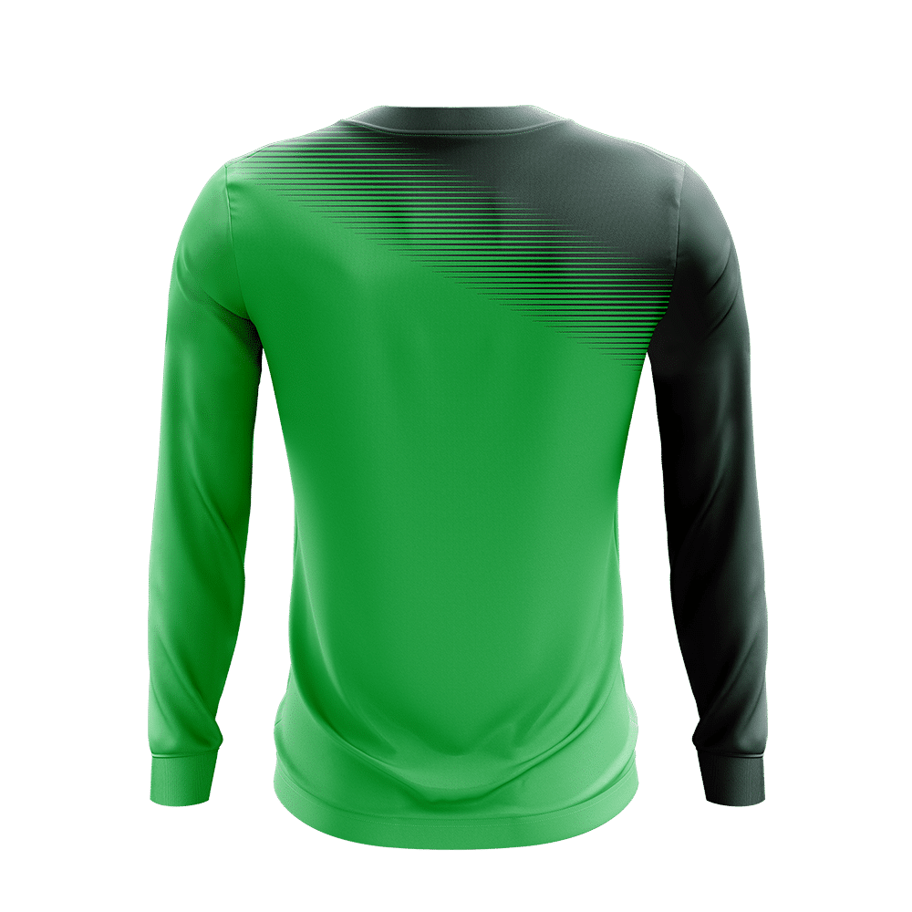 Ajax Blank Shiny Green Goalkeeper Long Sleeves Jersey
