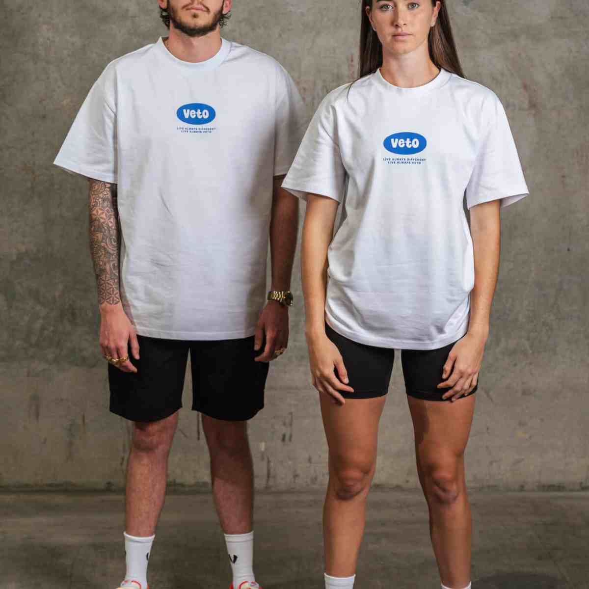 ALWAYS DIFFERENT TEE - WHITE