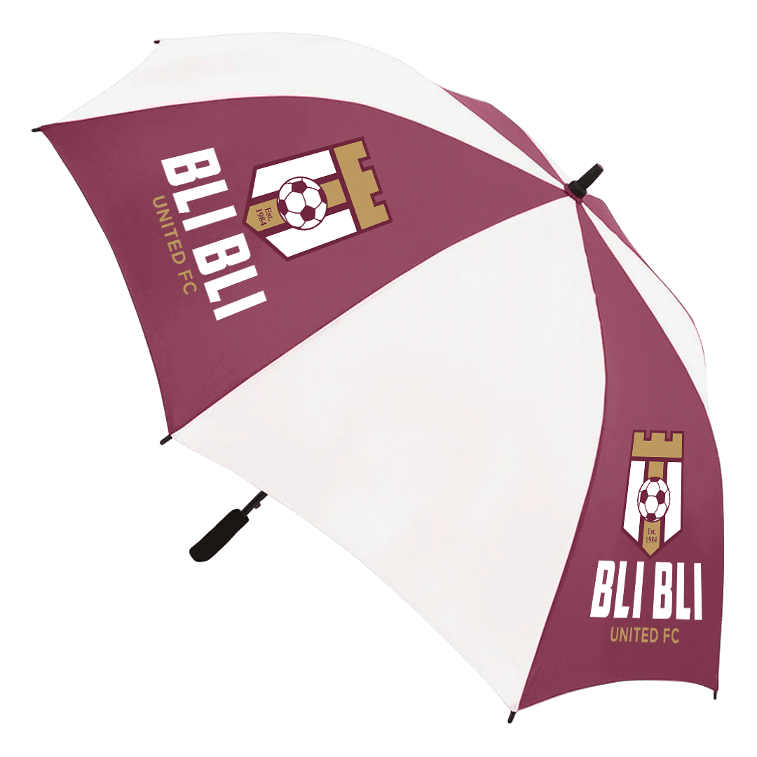 Bli Bli United FC - Umbrella - White/Maroon