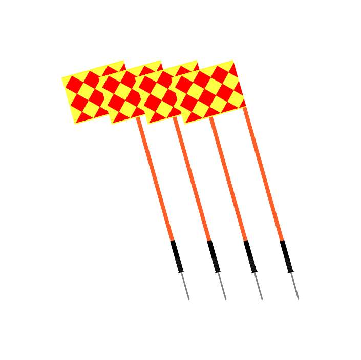 Corner Flags - Deluxe (set of 4)