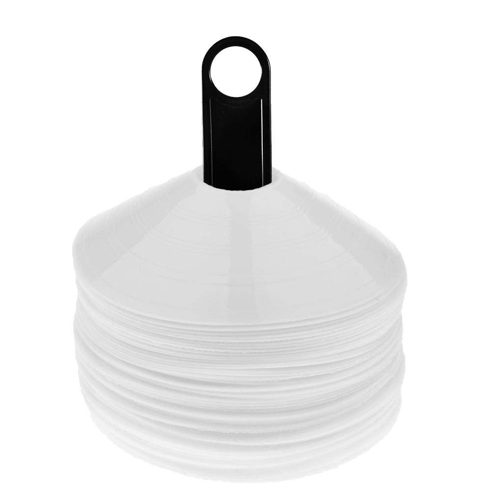 Disc Cones - set of 50 - WHITE