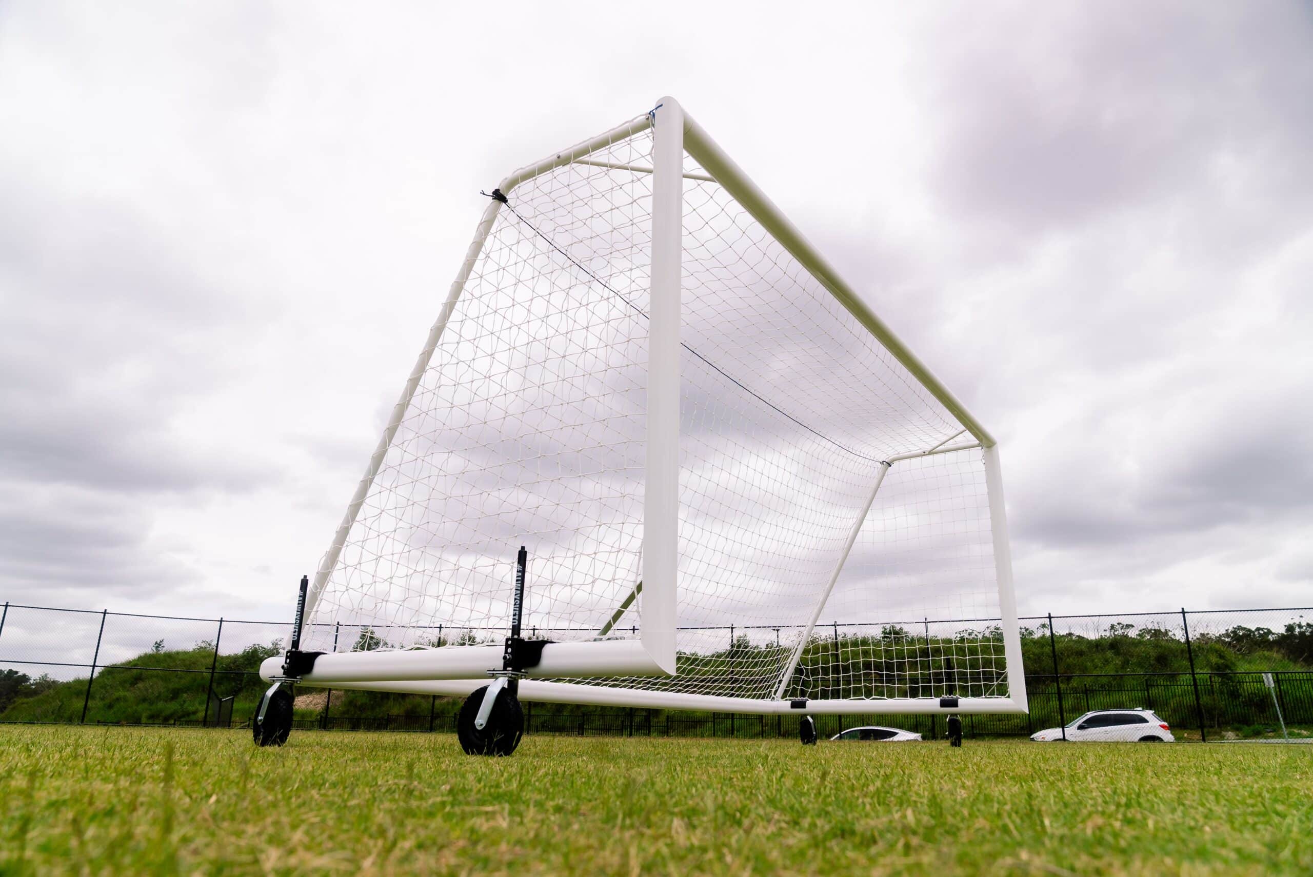 NEXTGEN Portable Aluminium U10 TO U13 Goal w/ 360 Wheels - Image 4