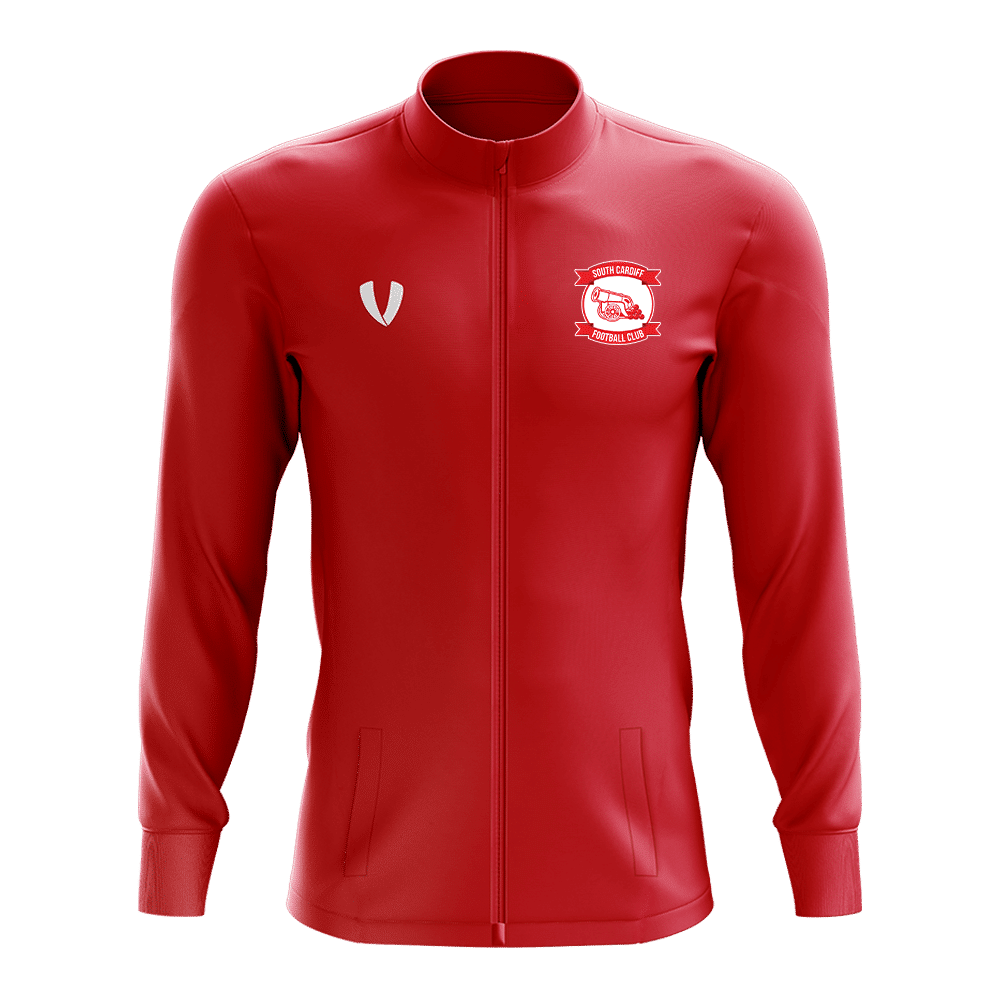 South Cardiff Club Tracktop - Red
