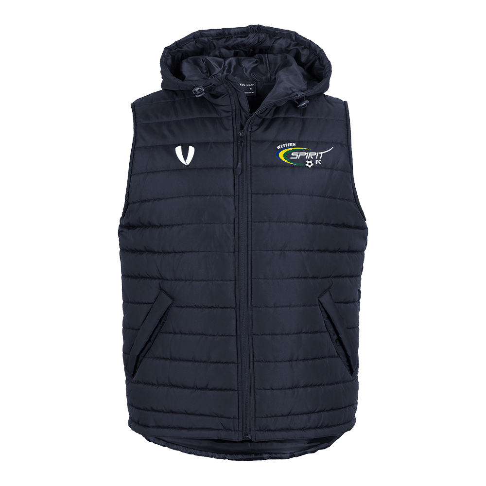 Western Spirit Navy Puffer Vest