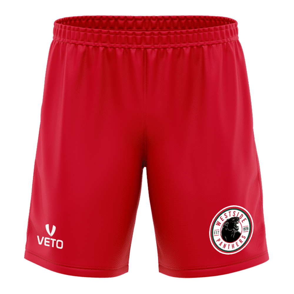 WESTSIDE PANTHERS - CHALLENGER SHORTS RED