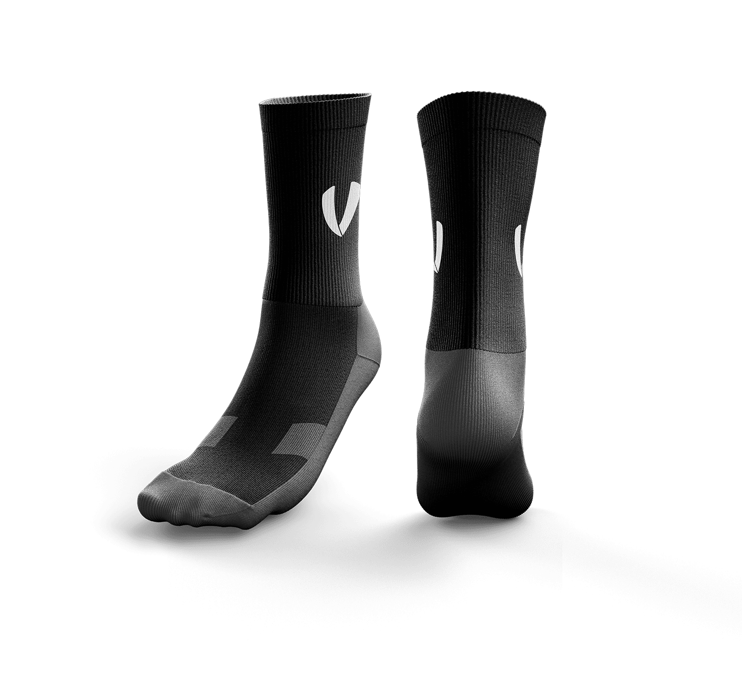 LUX-FIT Socks - Black / Grey