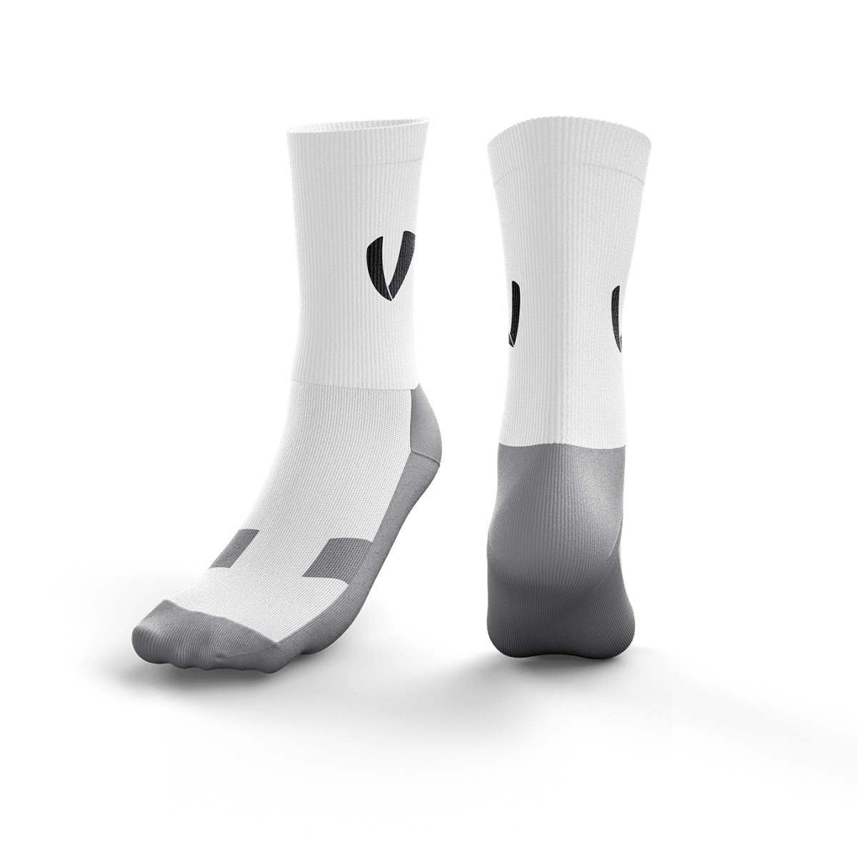LUX-FIT SOCK WHITE-GREY COMBINED