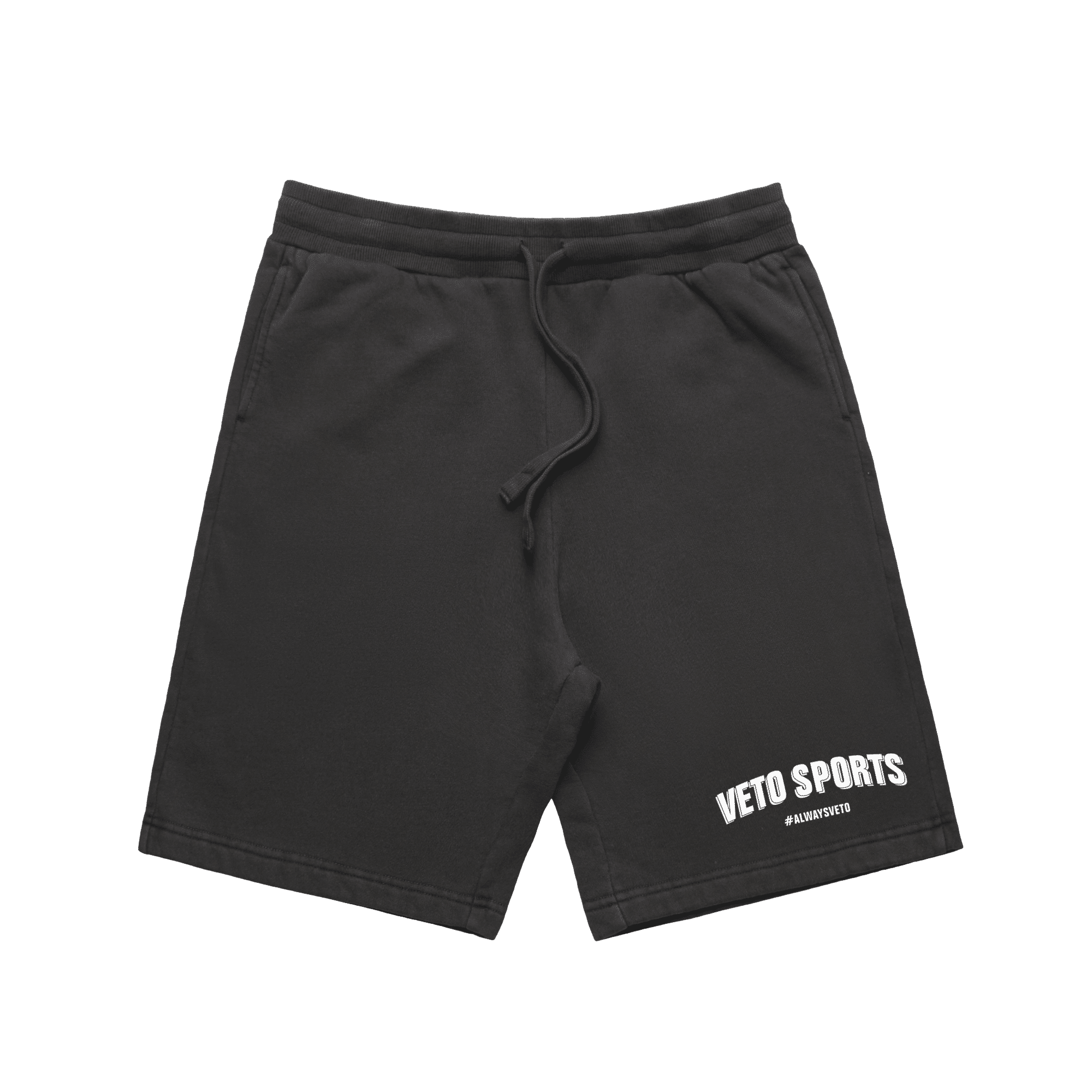 VOL 1. VARSITY LOUNGE SHORTS - WASHED BLACK