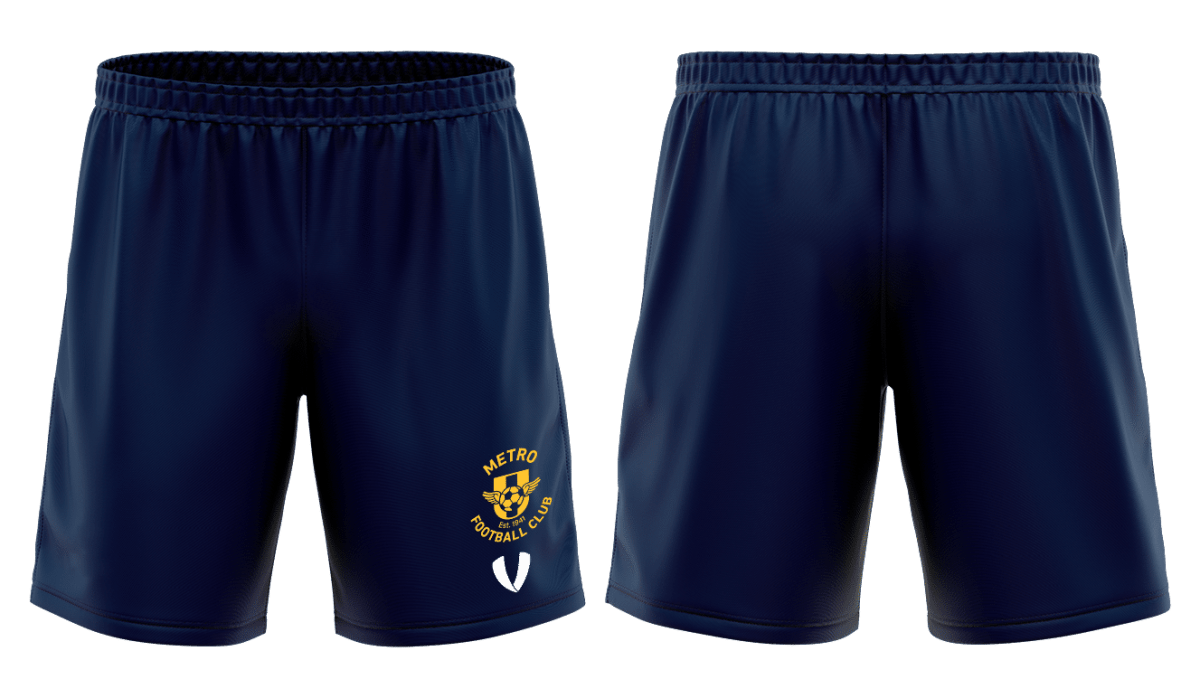 METRO FC - Custom Senior Shorts - Navy