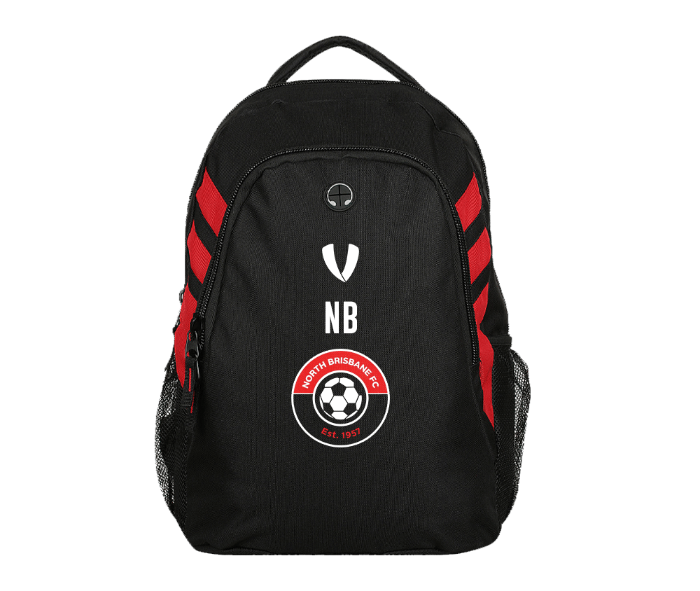 NORTH BRISBANE - TASMAN BACKPACK - BLK RED