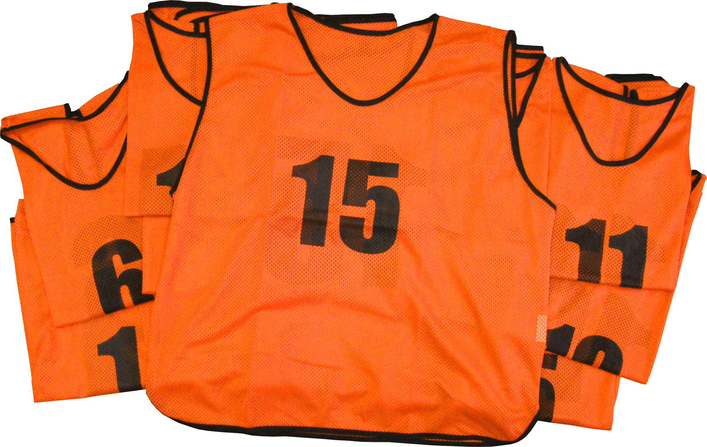 Numbered Training Bibs - Orange