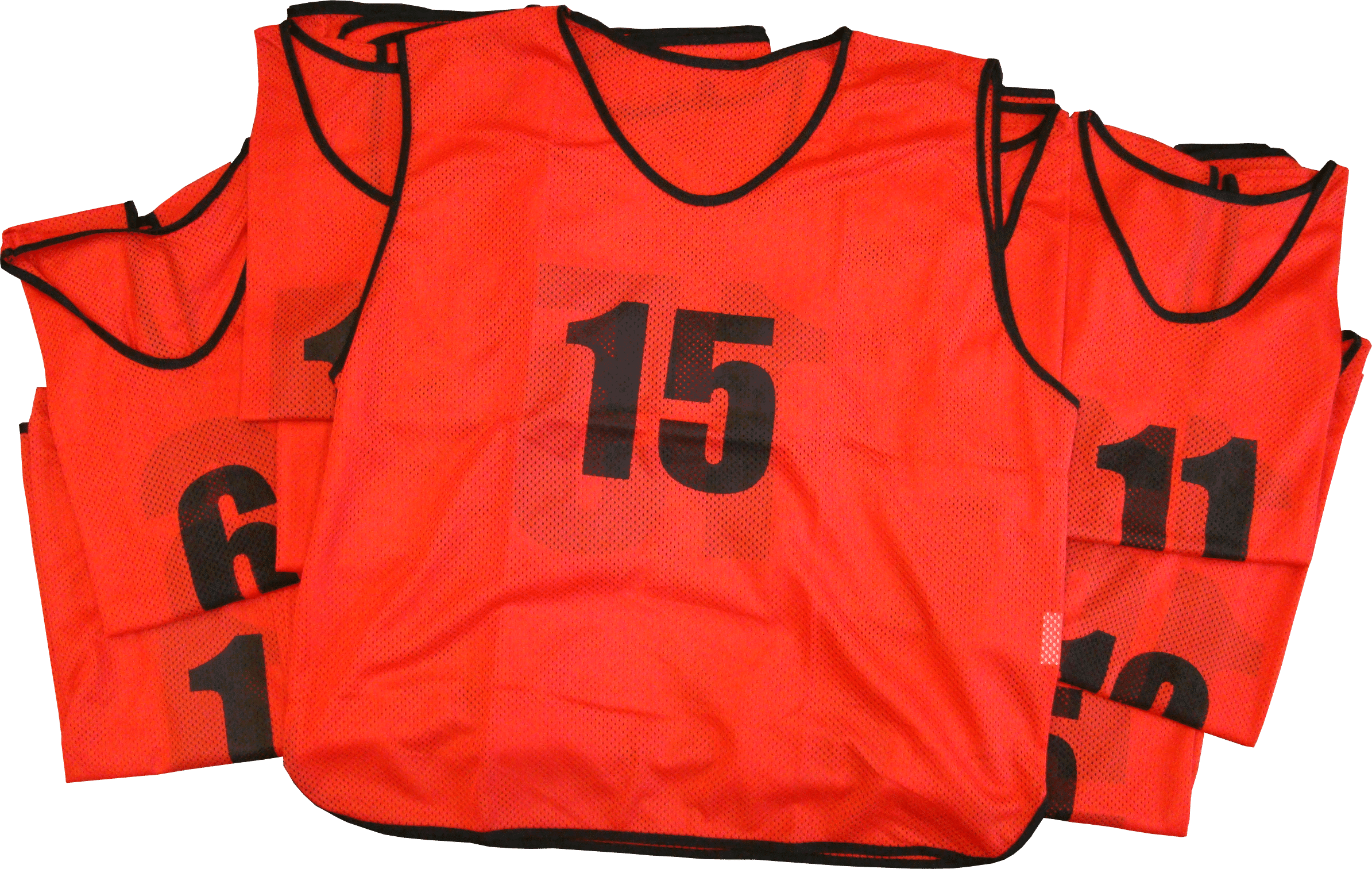 Numbered Training Bibs - Red