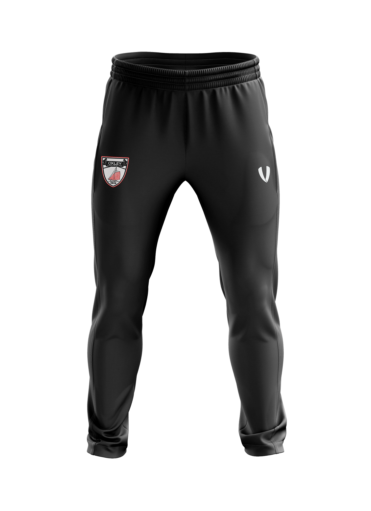 Oxley United Black Core Trackpants