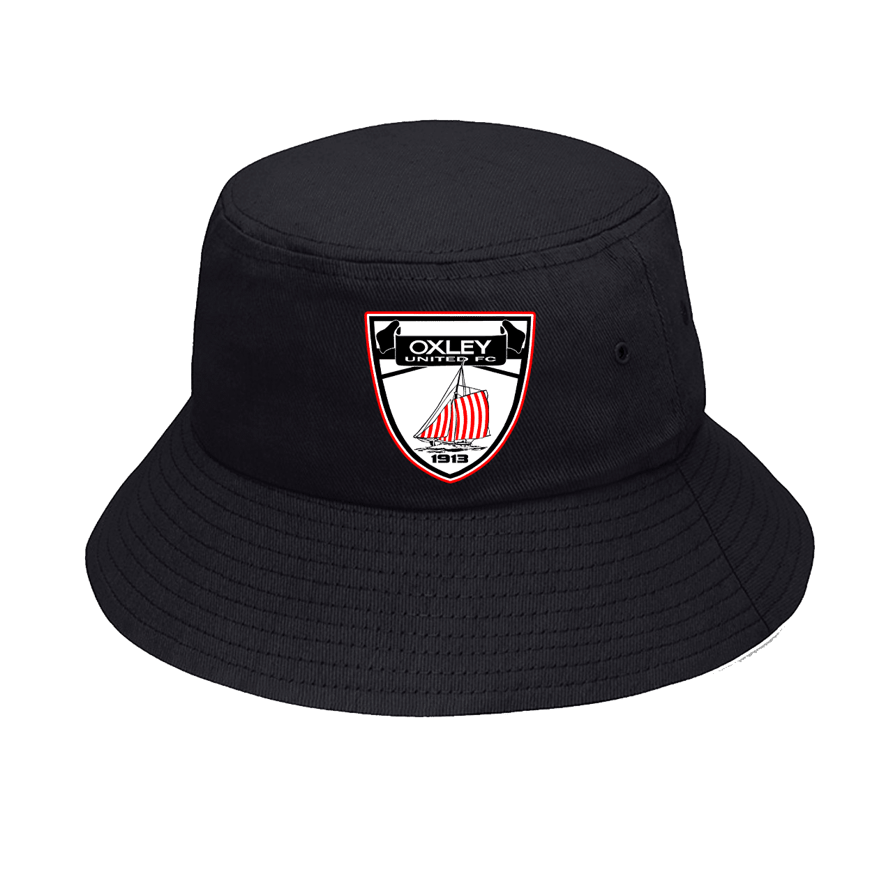 Oxley United Club Bucket Hat Black