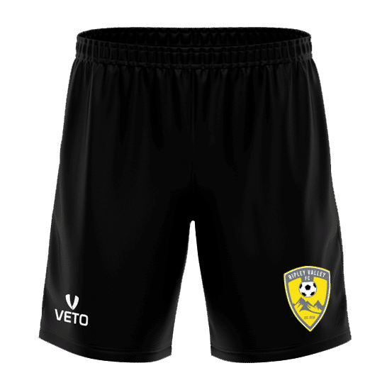 Ripley Valley FC Black Challenger Shorts (Playing Shorts)