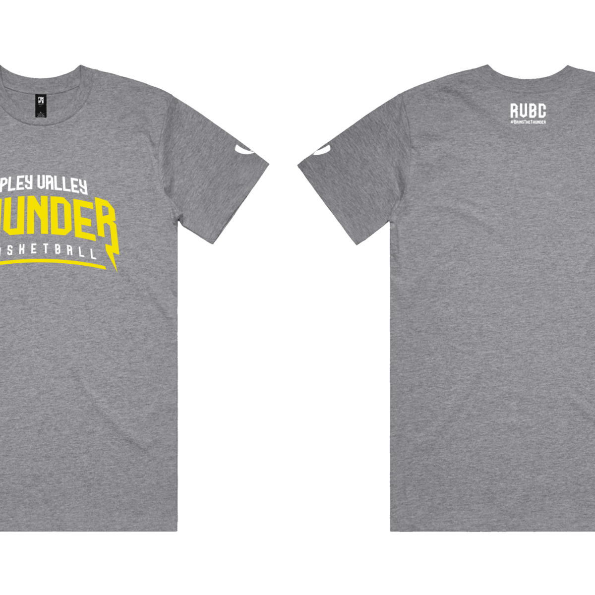CLUB SUPPORTER T-SHIRT (TEXT) - GREY