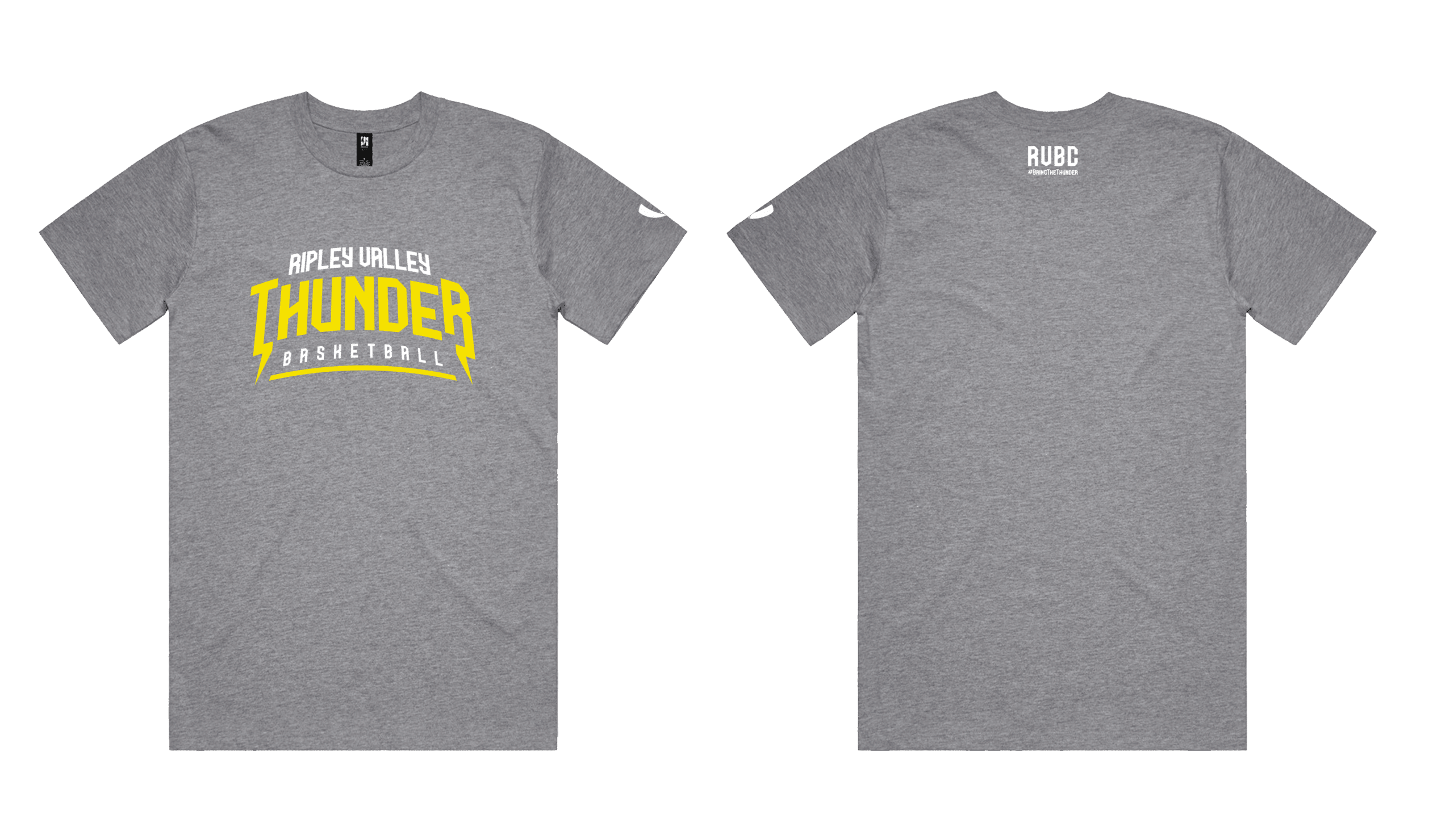 CLUB SUPPORTER T-SHIRT (TEXT) - GREY