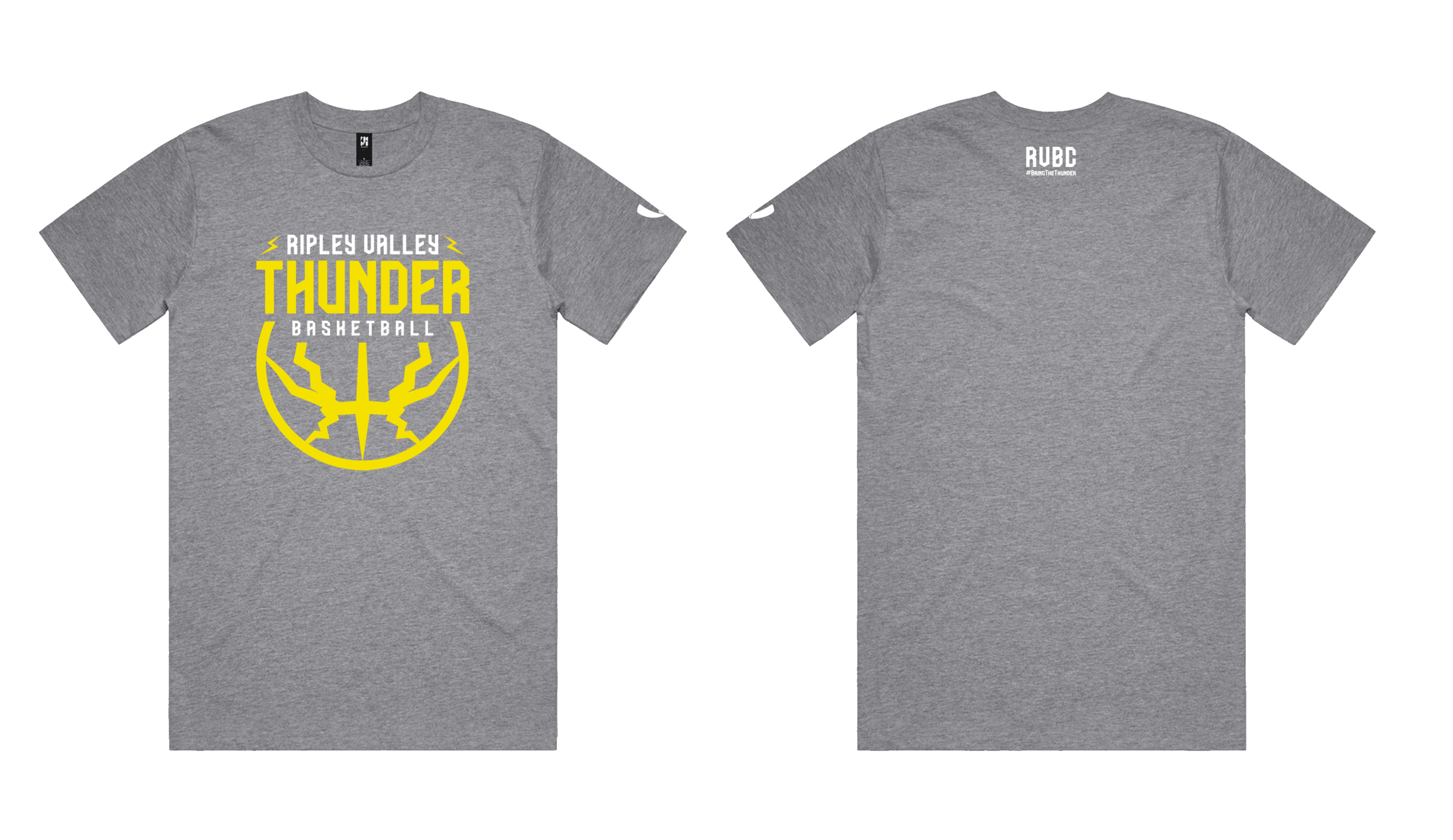 CLUB SUPPORTER T-SHIRT (LOGO) - GREY