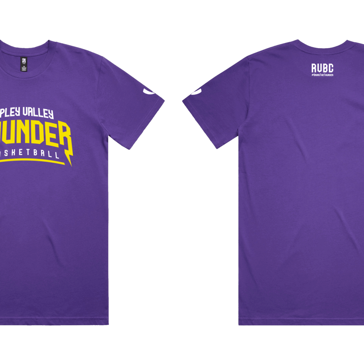 CLUB SUPPORTER T-SHIRT (TEXT) - PURPLE