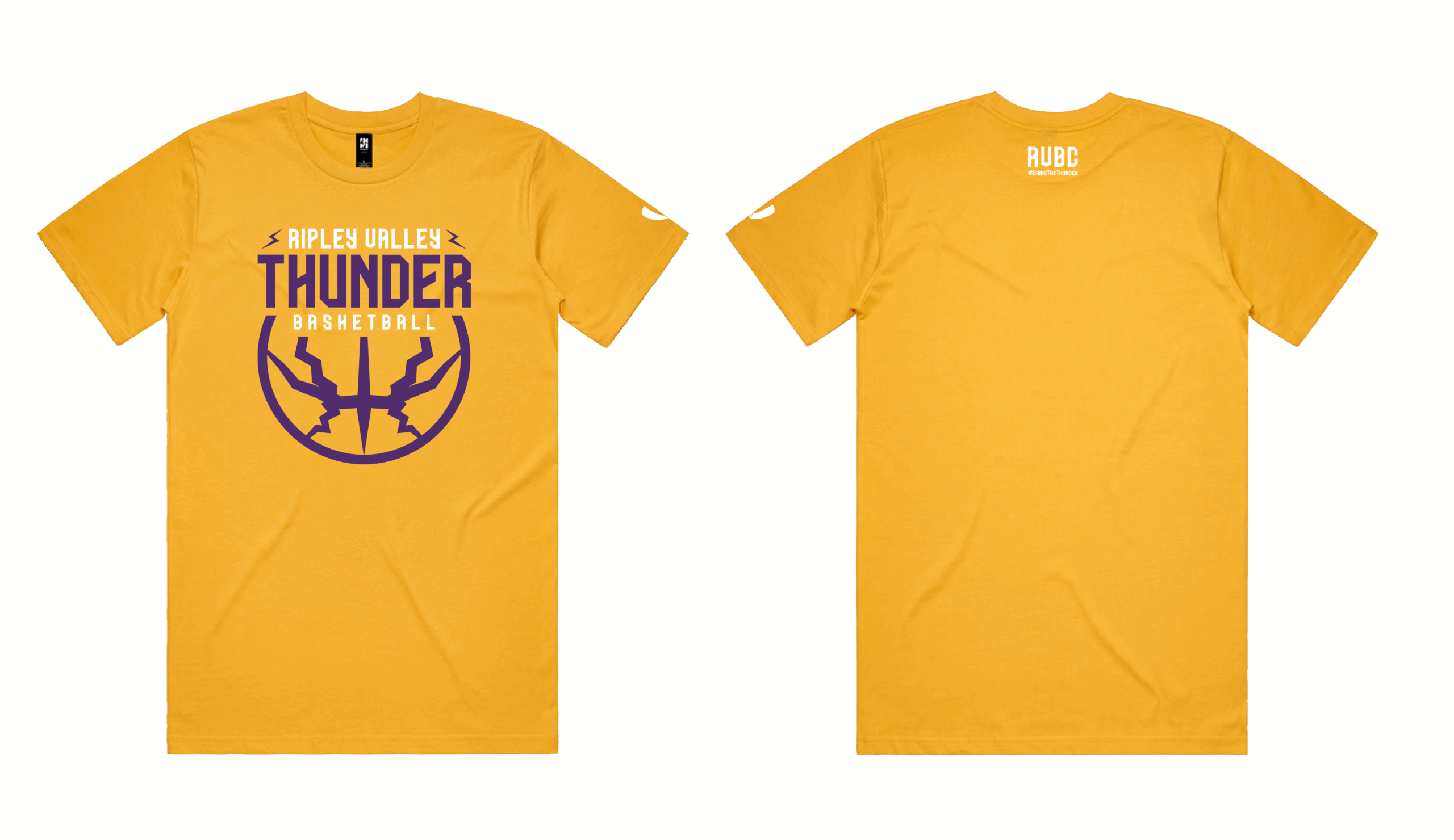 CLUB SUPPORTER T-SHIRT (LOGO) - YELLOW