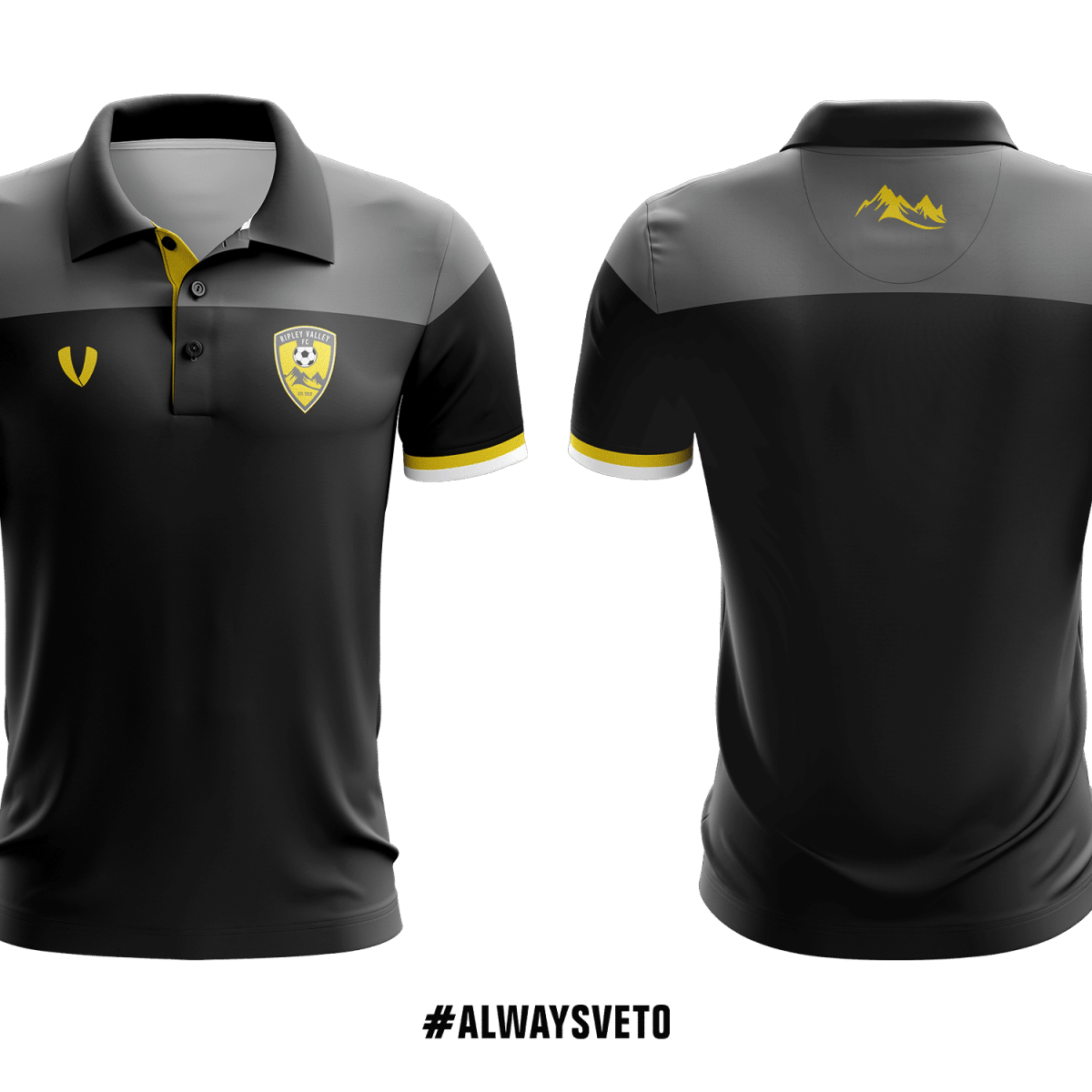 Ripley Valley FC - 2025 - Polo Top - Design 1