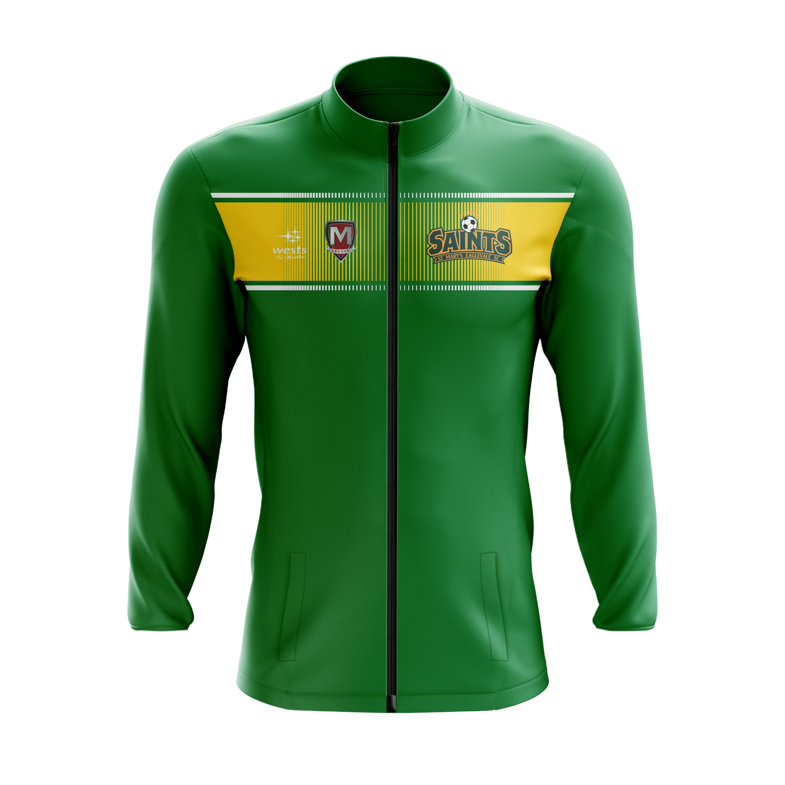 St Mary's Eaglevale SC - Core Tracktop - Emerald/Yellow