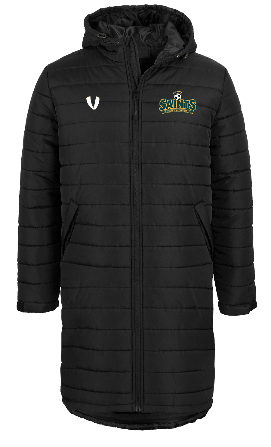 St Mary's Eaglevale SC - Stadium Puffer Jacket - Black