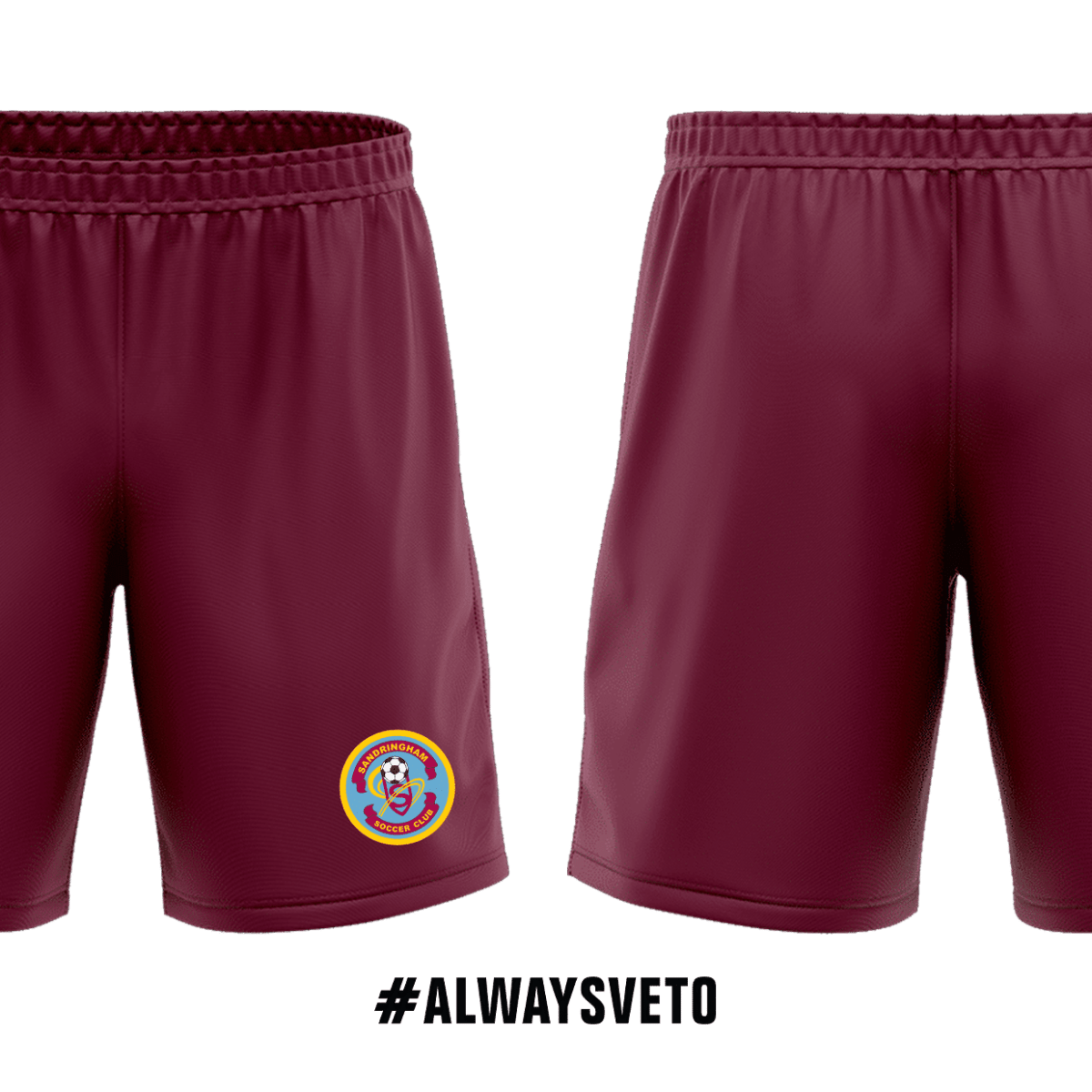 Sandringham SC - Playing Shorts - Maroon