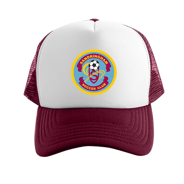 Sandringham SC - Trucker Cap - Maroon / White