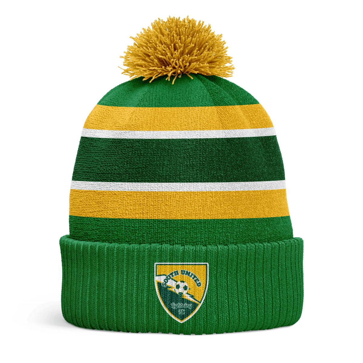 South United Lightning FC - Beanie - Bottle / Yellow