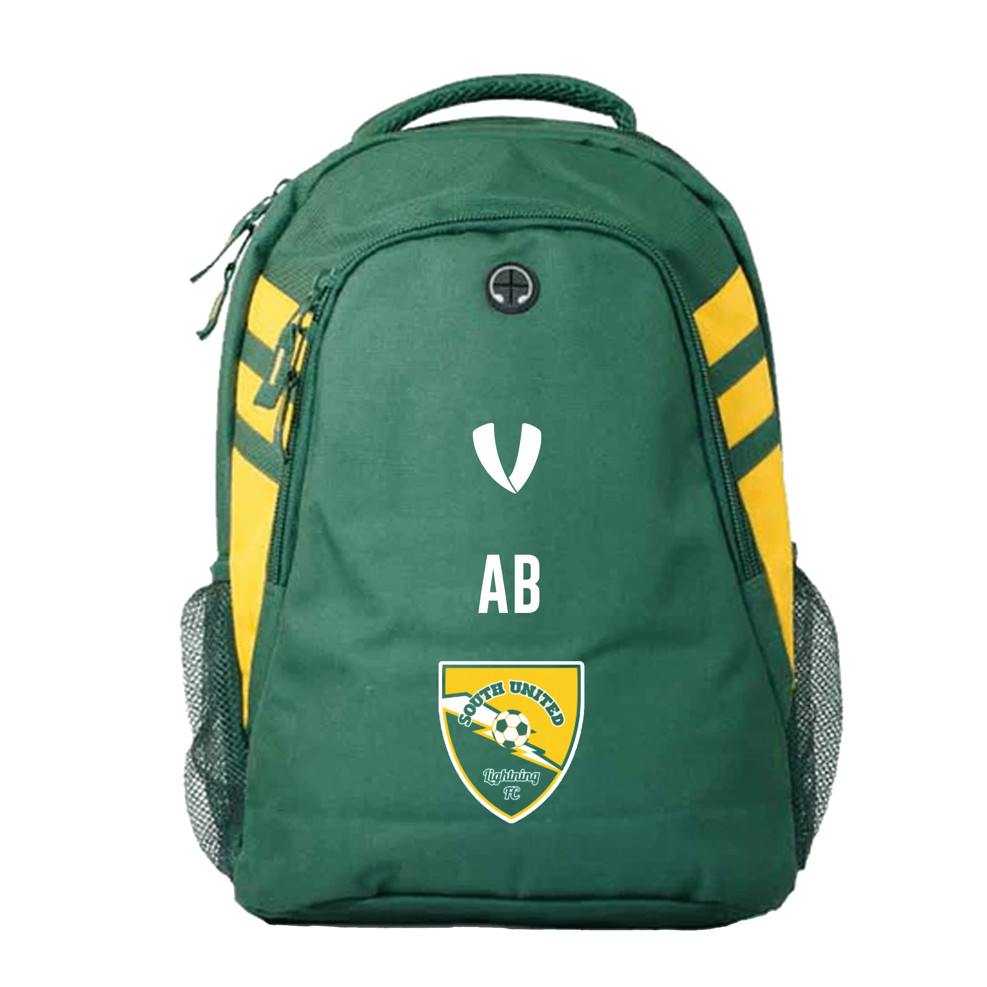 South United Lightning FC - Backpack - Gold/Green