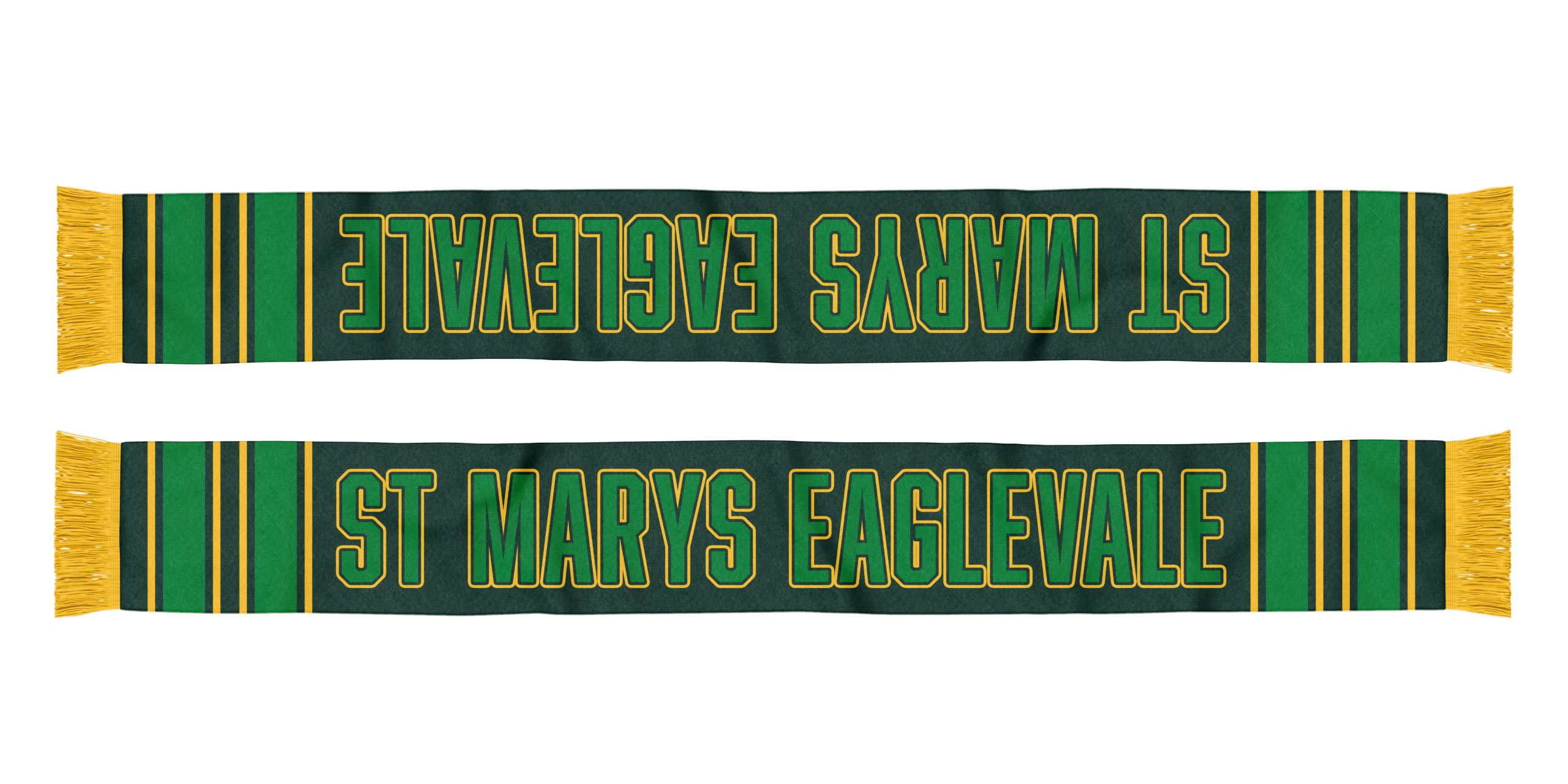 St Mary's Eaglevale SC - Scarf - Emerald/Yellow
